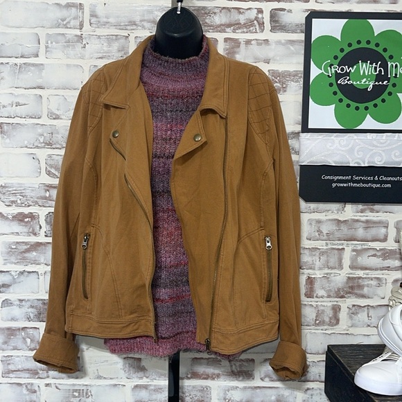 Time & tru zip up jacket plus size XXL - Picture 2 of 6